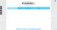 Desktop Screenshot of moaklinikken.no